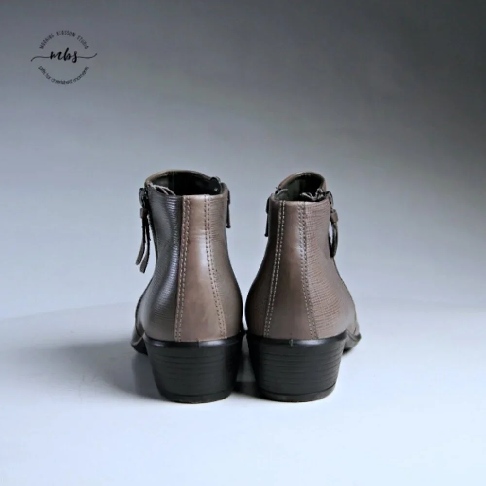 Ecco Touch 36 Leather Boots Tan Women EU 39 US 8‎ - 8.5